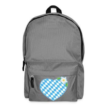 Bayernherz - Rucksack - Mittelgrau - Vorne