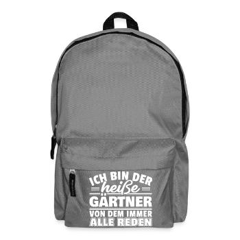 Heißer Gärtner - Rucksack - Mittelgrau - Vorne