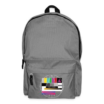 New Retro Testbild - Self Control - Rucksack - Mittelgrau - Vorne
