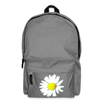 Flower - Daisy - Backpack - elephant grey - Front