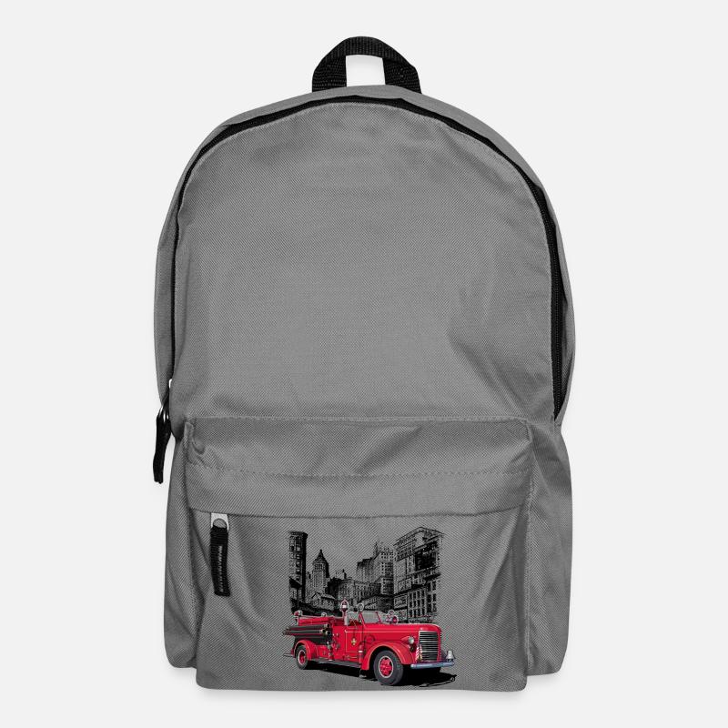 Fire engine New York 1930 - Backpack - elephant grey
