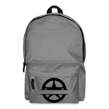 Marshall star in circle - Backpack - elephant grey - Front