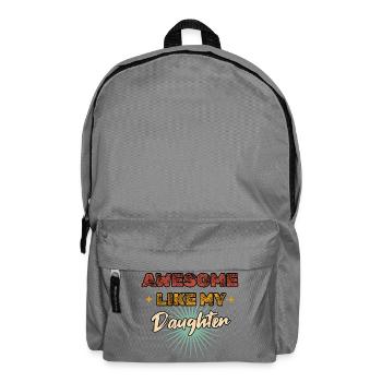 Génial comme ma fille Vintage - Sac à dos - gris éléphant - Devant