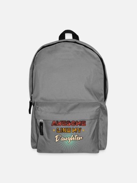 Awesome like my Daughter Vintage - Rucksack - Mittelgrau