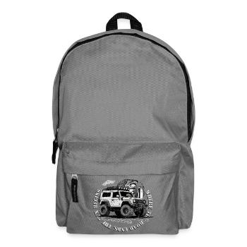 Offroad Fahrer - Rucksack - Mittelgrau - Vorne
