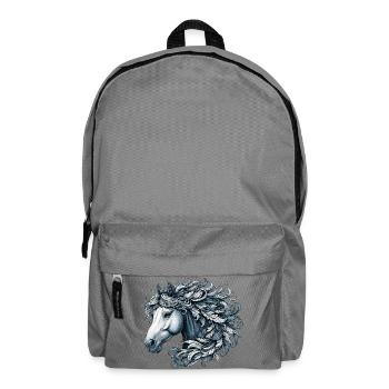 Cheval - Sac à dos - gris éléphant - Devant
