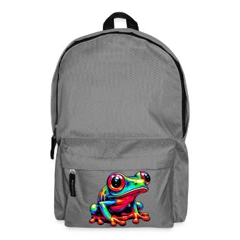 Frosch - Rucksack - Mittelgrau - Vorne