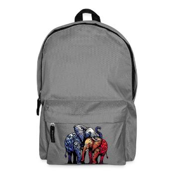 Éléphants - Sac à dos - gris éléphant - Devant