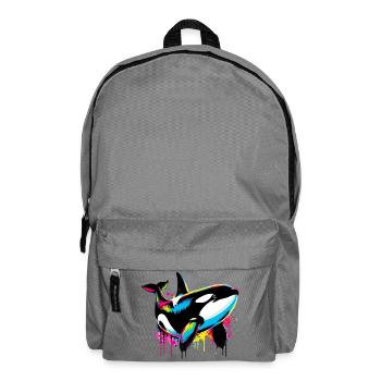 Killer whale - Backpack - elephant grey - Front