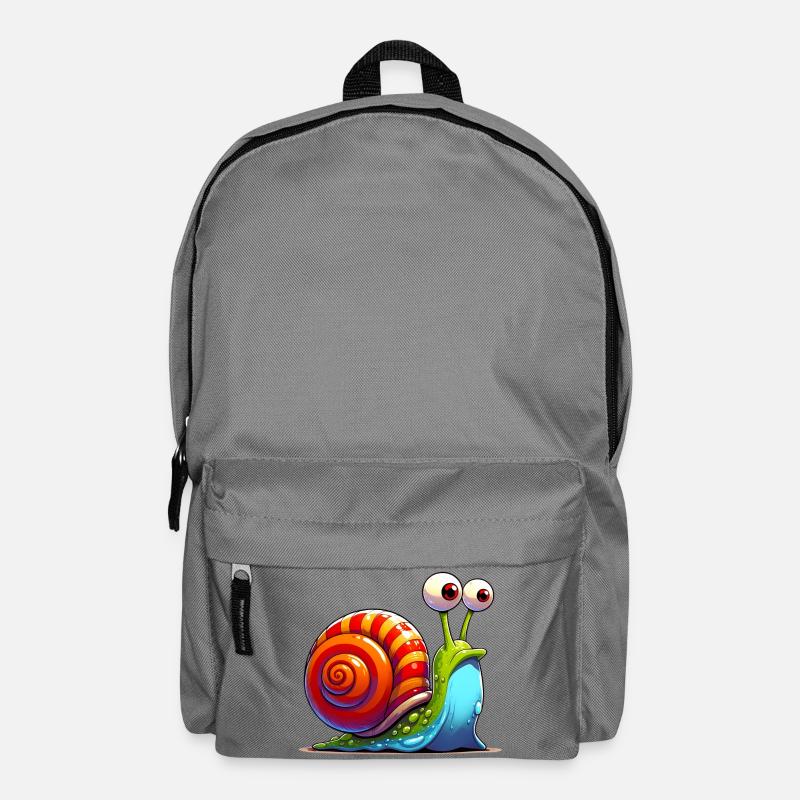 Schnecke - Rucksack - Mittelgrau