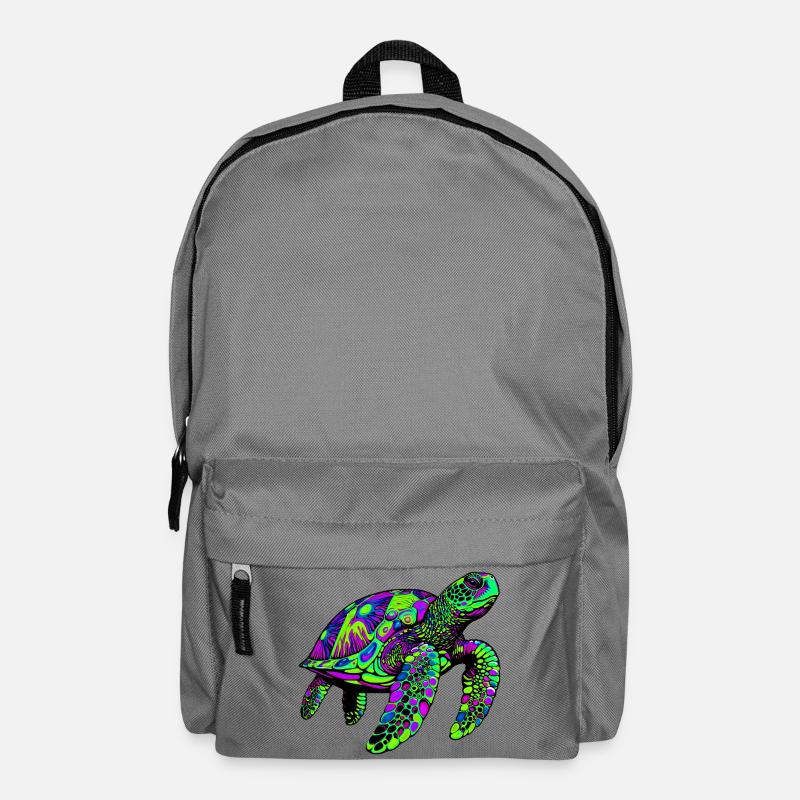Meeresschildkröte - Rucksack - Mittelgrau