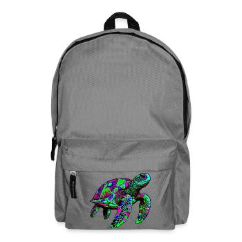 Sea turtle - Backpack - elephant grey - Front