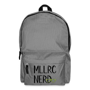 T-Shirt - "MLLRC" Mallorca Nerd - Rucksack - Mittelgrau - Vorne