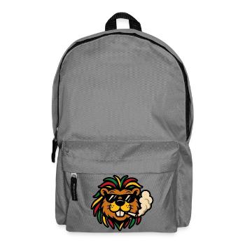 Reggae Bobr – Rasta Bober - Backpack - elephant grey - Front