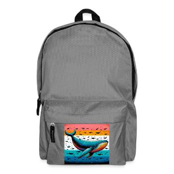 baleine - Sac à dos - gris éléphant - Devant