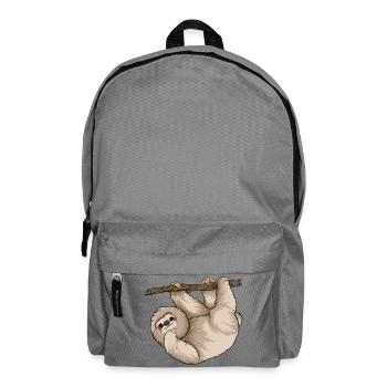 Charmantes Faultier, das den Ast umarmt - Rucksack - Mittelgrau - Vorne