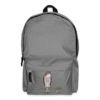 Sperber Greifvogel - Rucksack - Mittelgrau - Vorne
