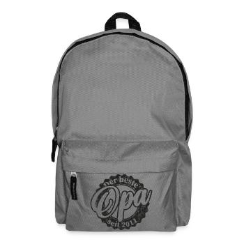 Der Beste Opa seit 2011 - Rucksack - Mittelgrau - Vorne