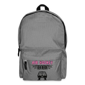 Air Hockey Rentnerin Air Hockeyspielerin Rente  - Rucksack - Mittelgrau - Vorne