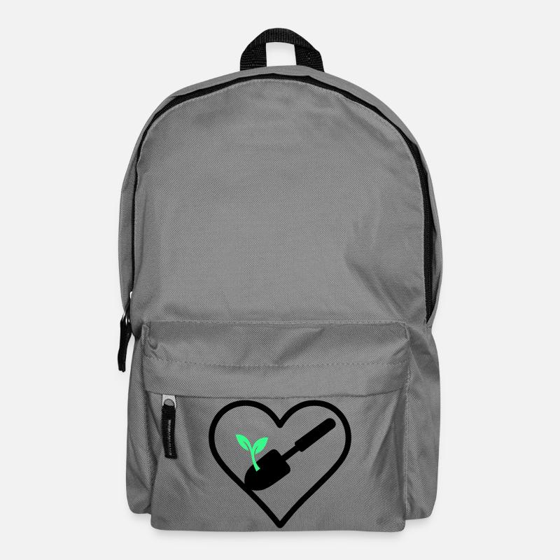 Cœur du jardinage – Passion verte - Sac à dos - gris éléphant