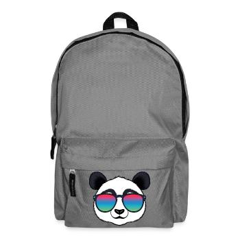 Panda Rainbow Sunglasses - Backpack - elephant grey - Front