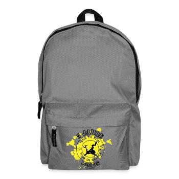 Spin to Slim Jubiläum - für helle Untergründe - Rucksack - Mittelgrau - Vorne
