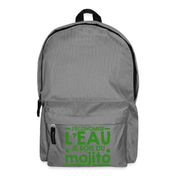 Mojito Humor-Phrase Mojito-Cocktail - Rucksack - Mittelgrau - Vorne