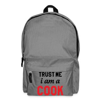 Trust Me I Am A Cook : Design Humour Chef - Sac à dos - gris éléphant - Devant