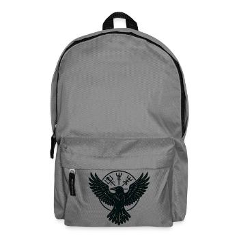 Mystic Raven Circle - Backpack - elephant grey - Front