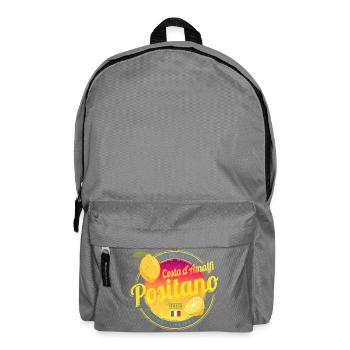 Positano Costa d'Amalfi Lemon Italy Sovenir - Backpack - elephant grey - Front