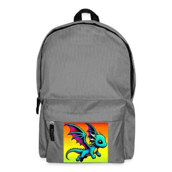 dragon - Sac à dos - gris éléphant - Devant
