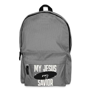 Mein Jesus mein Retter  - Rucksack - Mittelgrau - Vorne