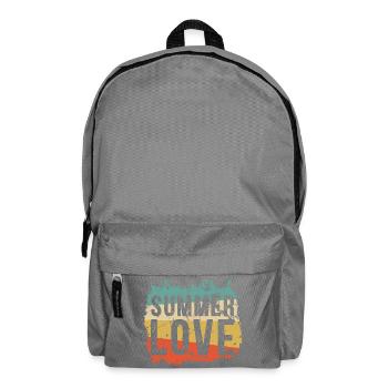 Sommerliebe im Retro Grunge - Rucksack - Mittelgrau - Vorne