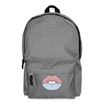 LGBTQ-Pride-Monat – Lesbischer Pride – Girl Kisser - Rucksack - Mittelgrau - Vorne
