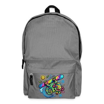 Rainbow Chama Surfboard - Backpack - elephant grey - Front