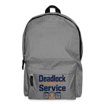 Deadlock as a Service Code Art - Rucksack - Mittelgrau - Vorne