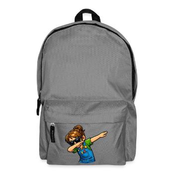 Dabbing Kindergärtnerin - Rucksack - Mittelgrau - Vorne