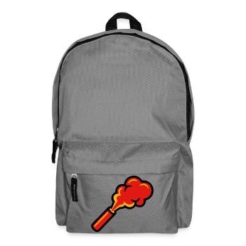 Bengal Fire Pyro Smoke Icon - Backpack - elephant grey - Front
