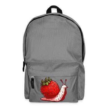 Erdbeer Schnecke - Rucksack - Mittelgrau - Vorne