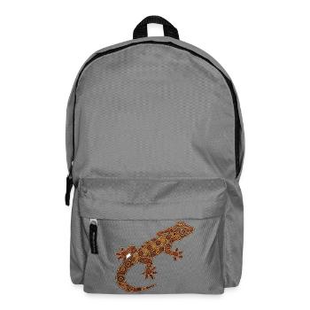 Gecko_braun - Rucksack - Mittelgrau - Vorne