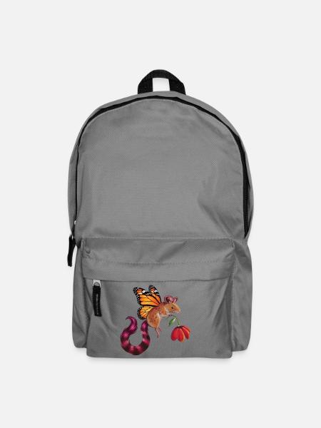 Fantastische Fledermaus - Rucksack - Mittelgrau