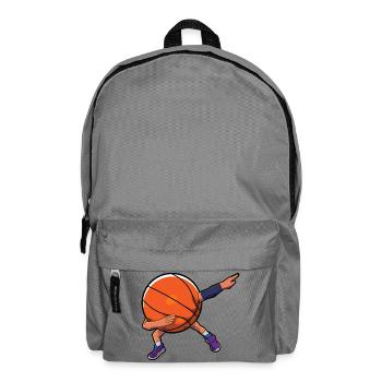 Basketball Dab - Rucksack - Mittelgrau - Vorne