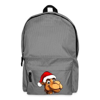 Kamele Christmas - Rucksack - Mittelgrau - Vorne