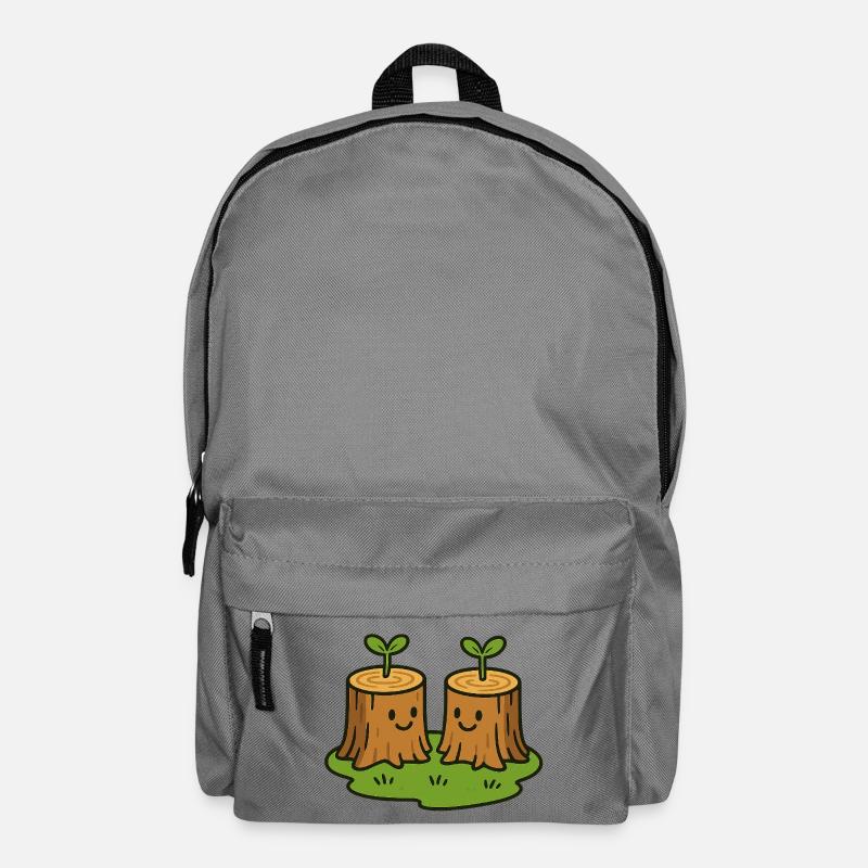 Neues Wachstum, gleiche Wurzeln - Rucksack - Mittelgrau