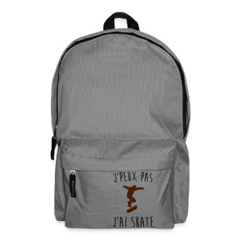 j'peux pas j'ai skate - Sac à dos - gris éléphant - Devant