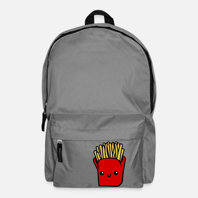 Pommes frites - Rucksack - Mittelgrau