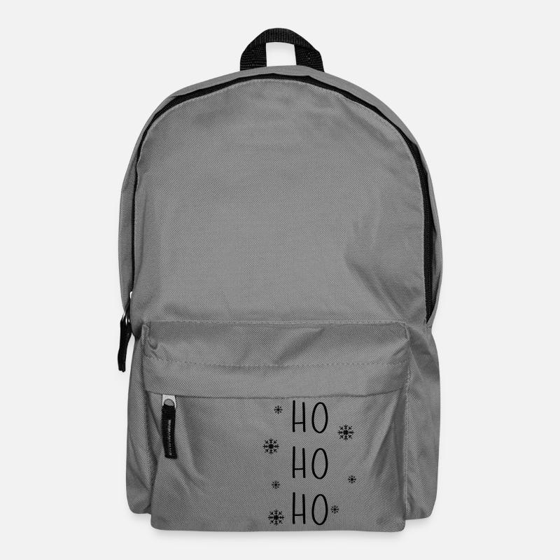 HoHoHo lustiger Weihnachtsmann Festtags-Outfit - Rucksack - Mittelgrau