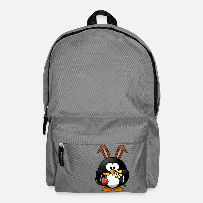 Ostern Pinguin - Rucksack - Mittelgrau
