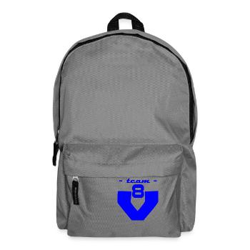 Team V8 - Rucksack - Mittelgrau - Vorne