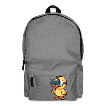 Duck VR Réalité Virtuelle Gamer Gamer Mignon - Sac à dos - gris éléphant - Devant
